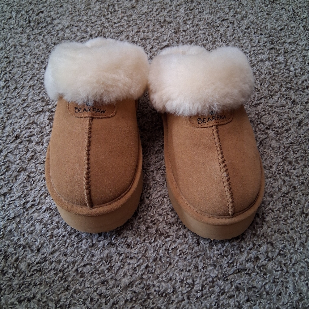 BearPaw Platform Slippers - 6W